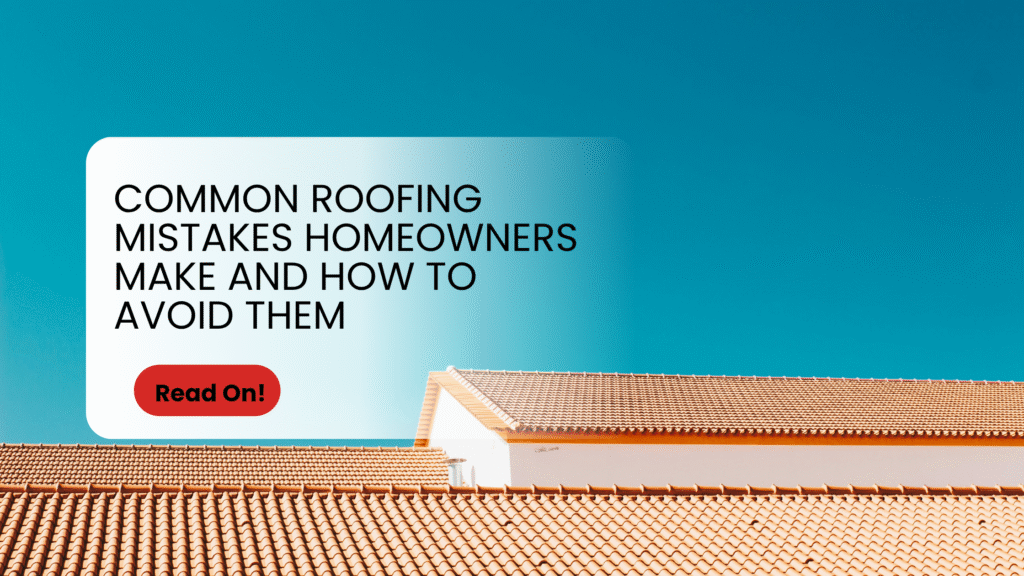 A roof of a house with a blog title and a read on button.